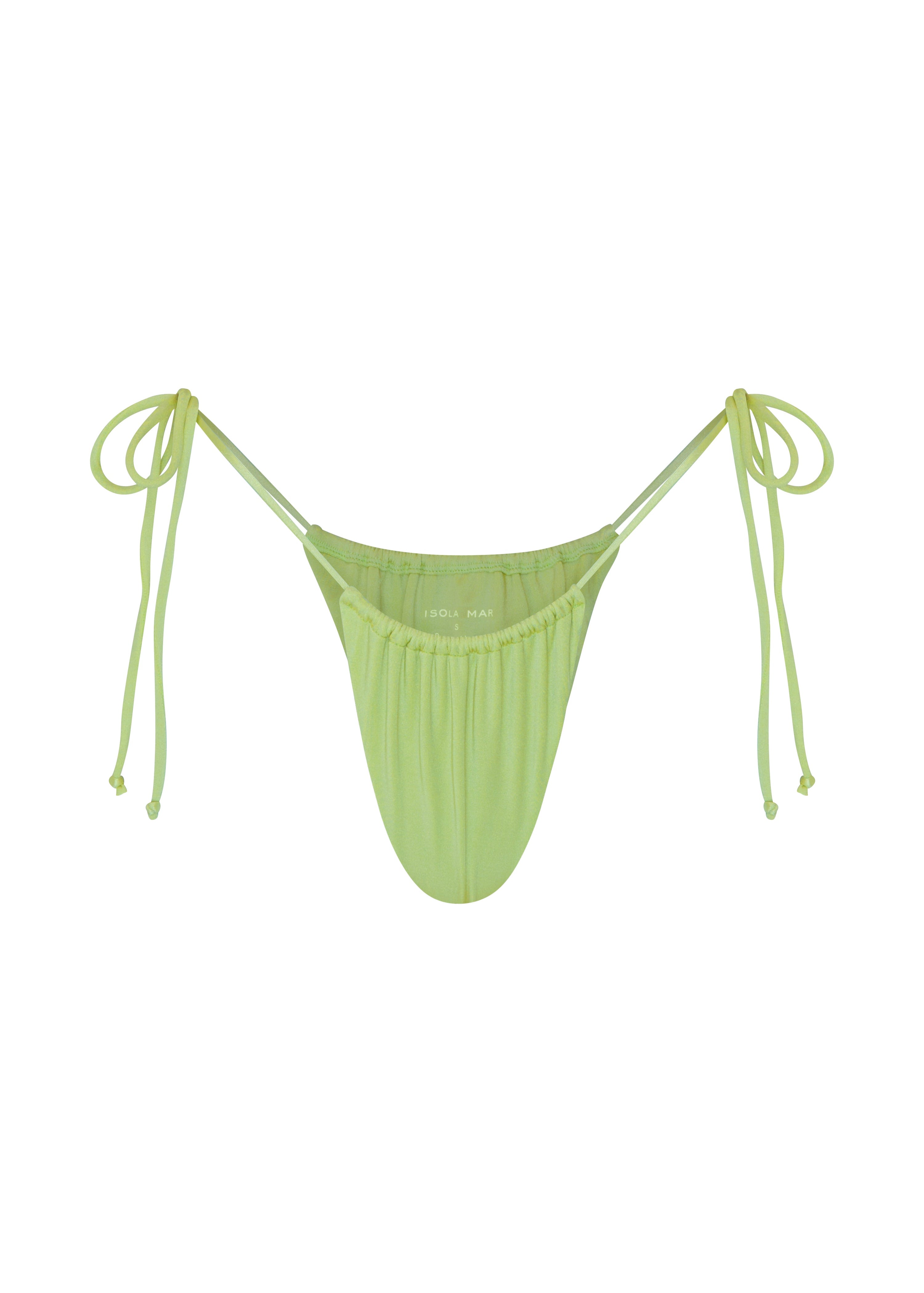 Green Alani triangle Bikini Bottom