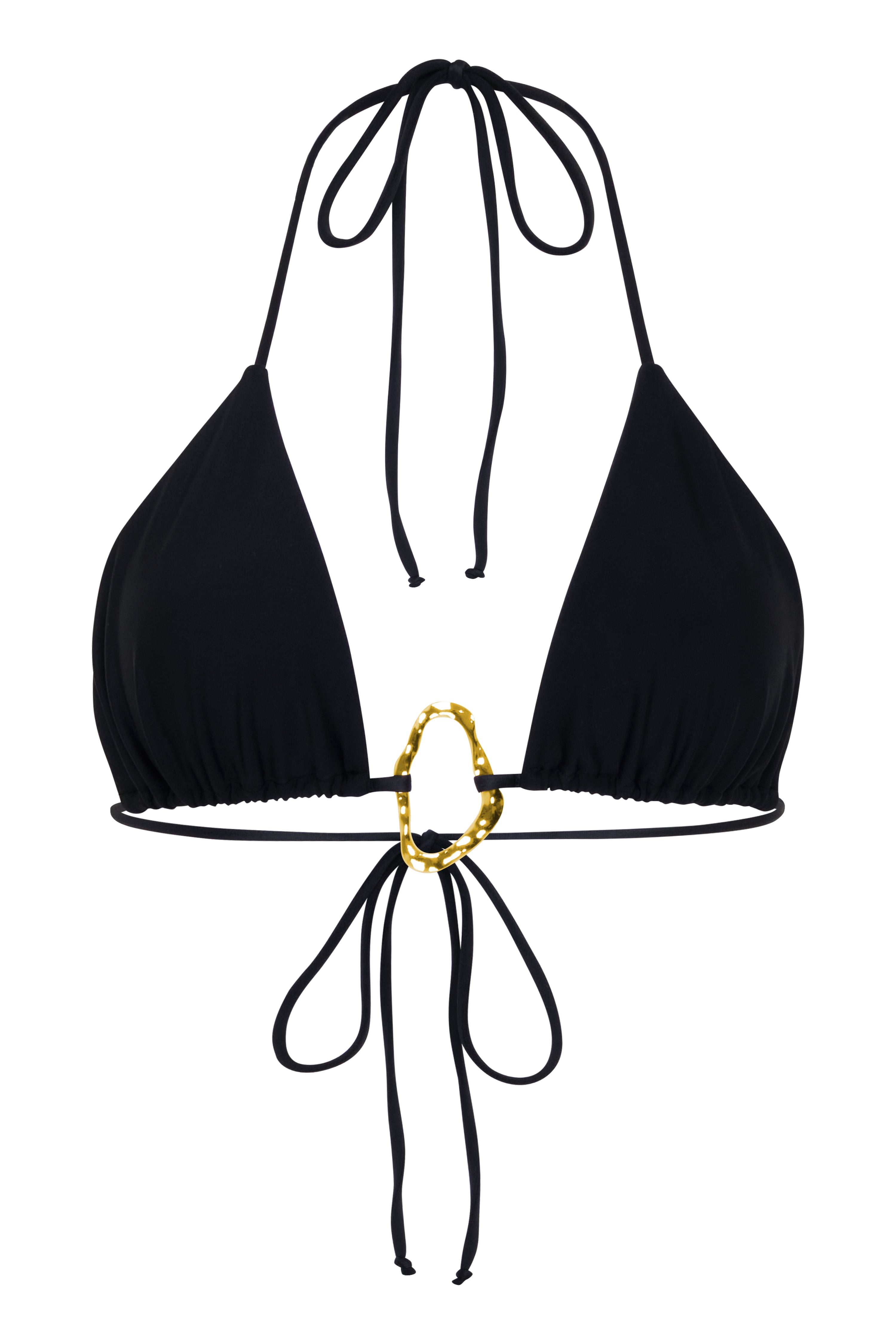 Celeste Bikini Top in Black