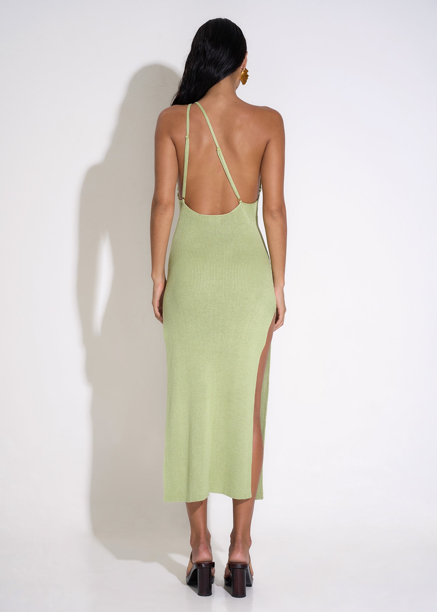 Iona Knit Dress in green