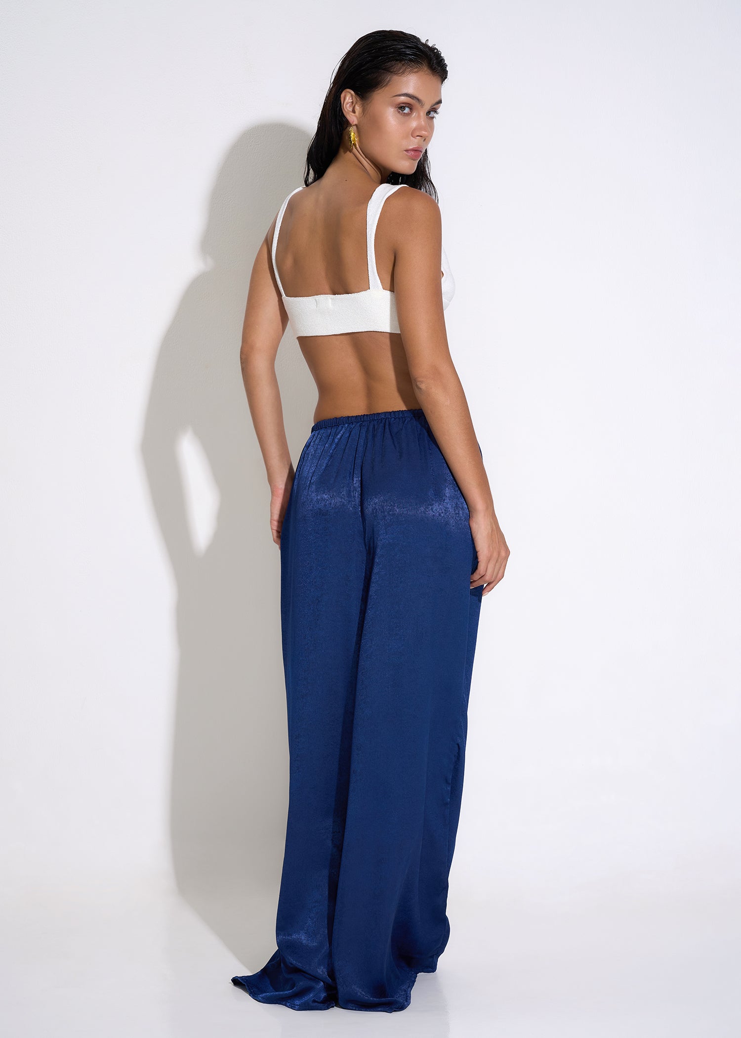 Midnight blue Luxe Palazzo Pants