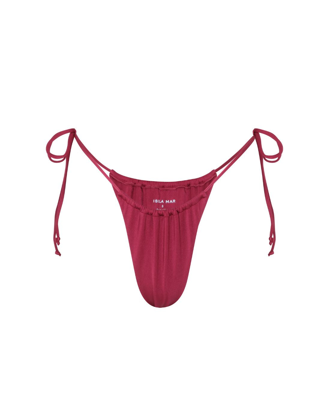 Alani triangle Bikini Bottom Garnet