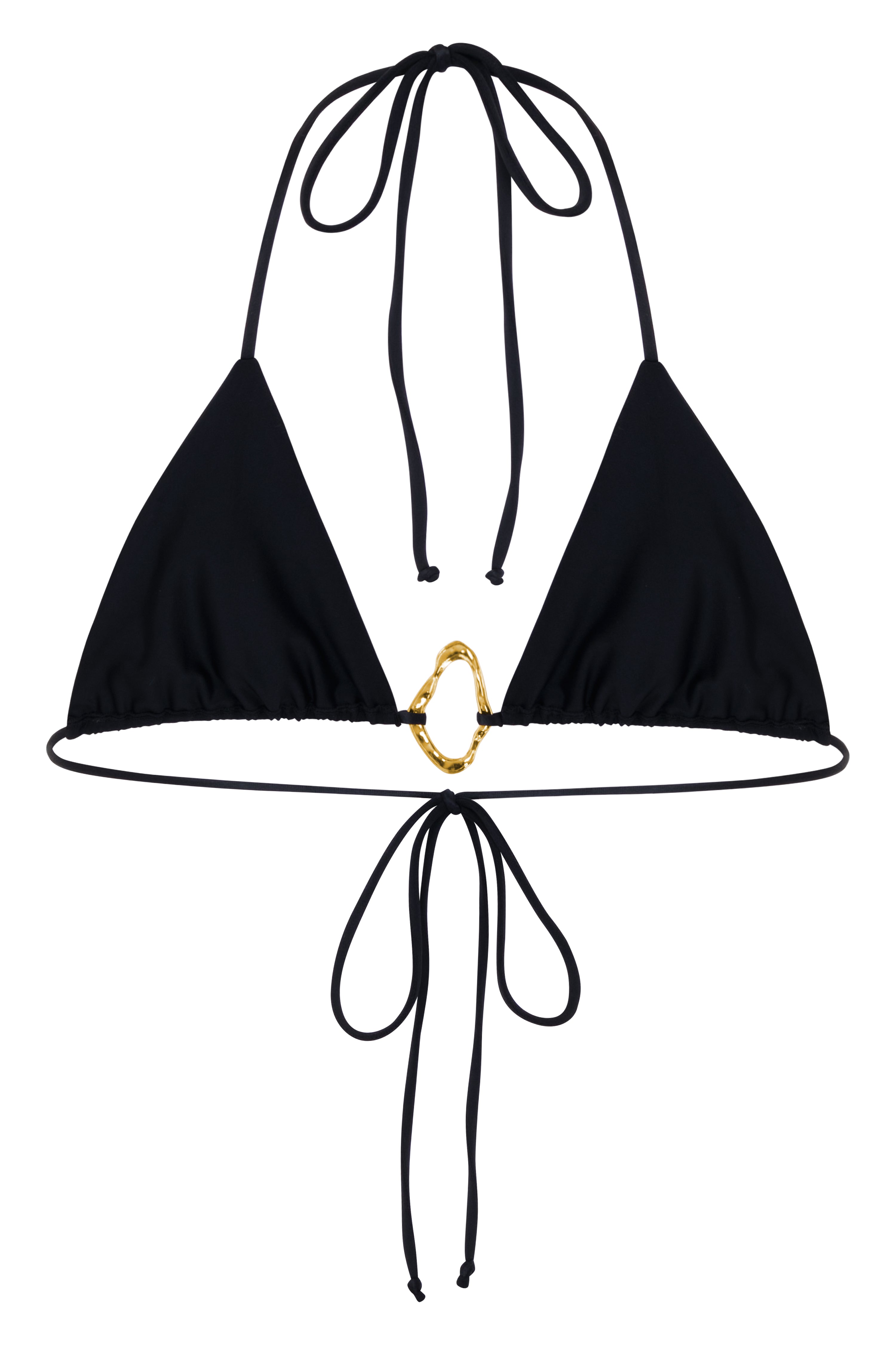 Celeste Bikini Top in Black