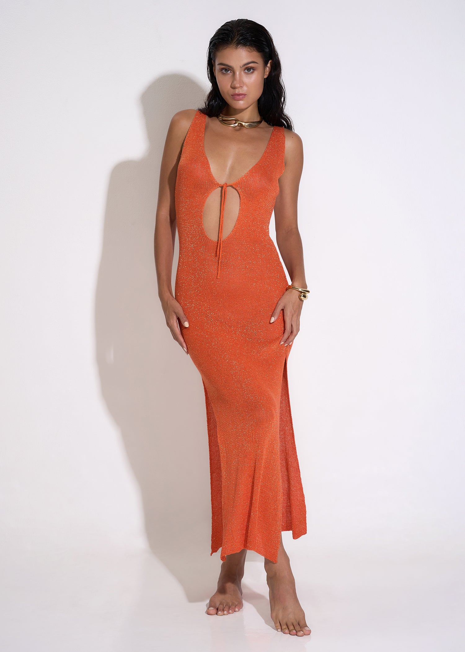 Bia Orange Maxi Dress