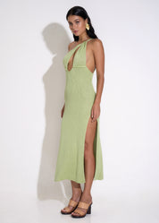 Iona Dress in green