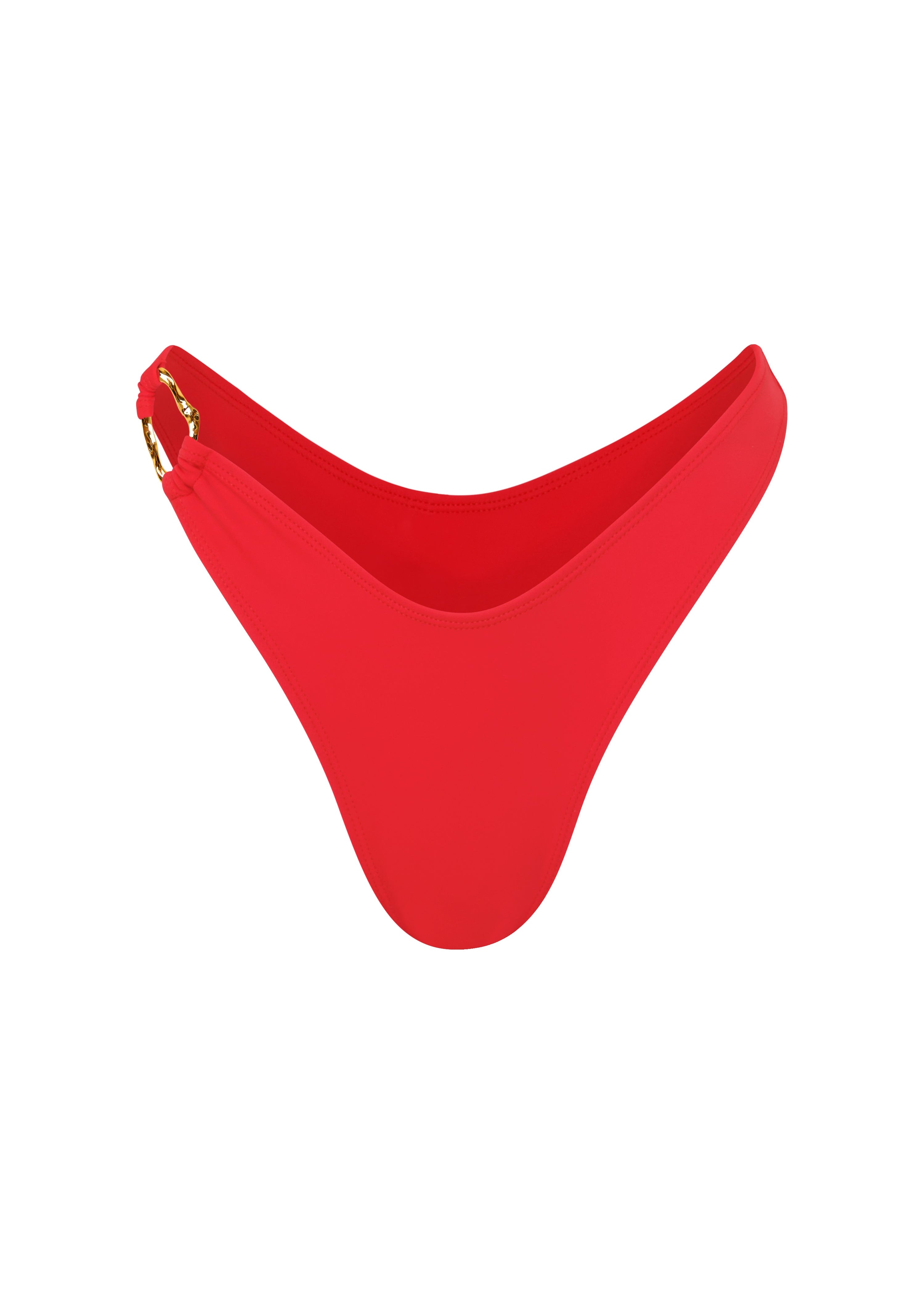 Aurelia Bikini Bottoms in Red