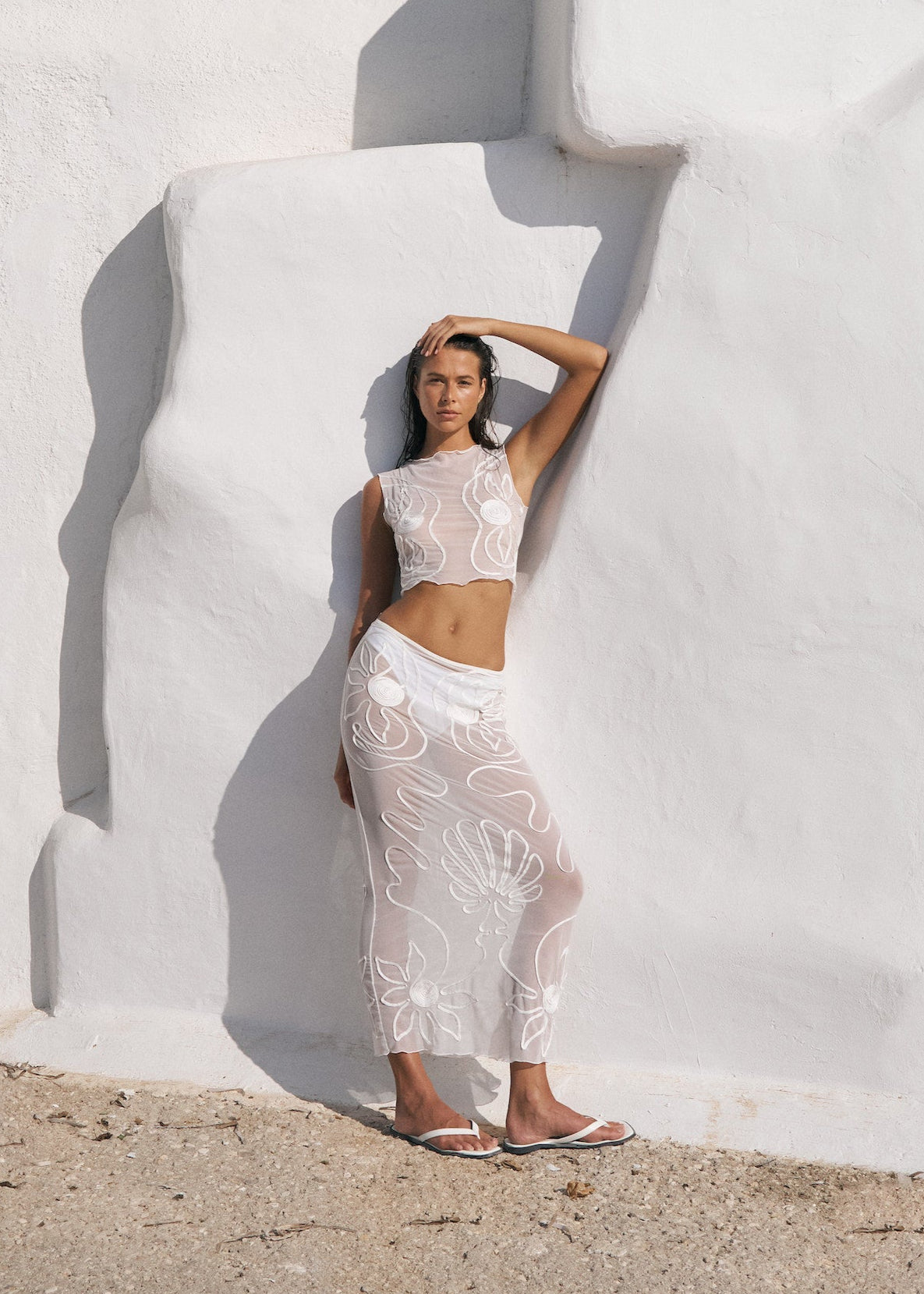 Ondine Skirt in white (pre order)