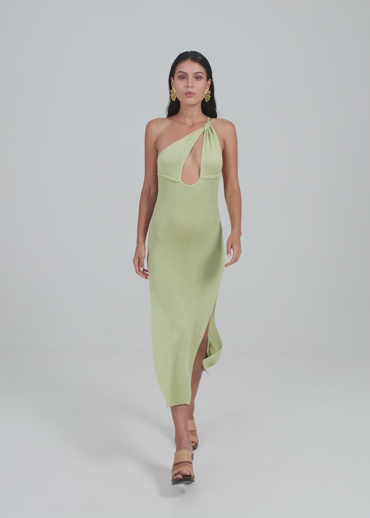 Iona Dress in green