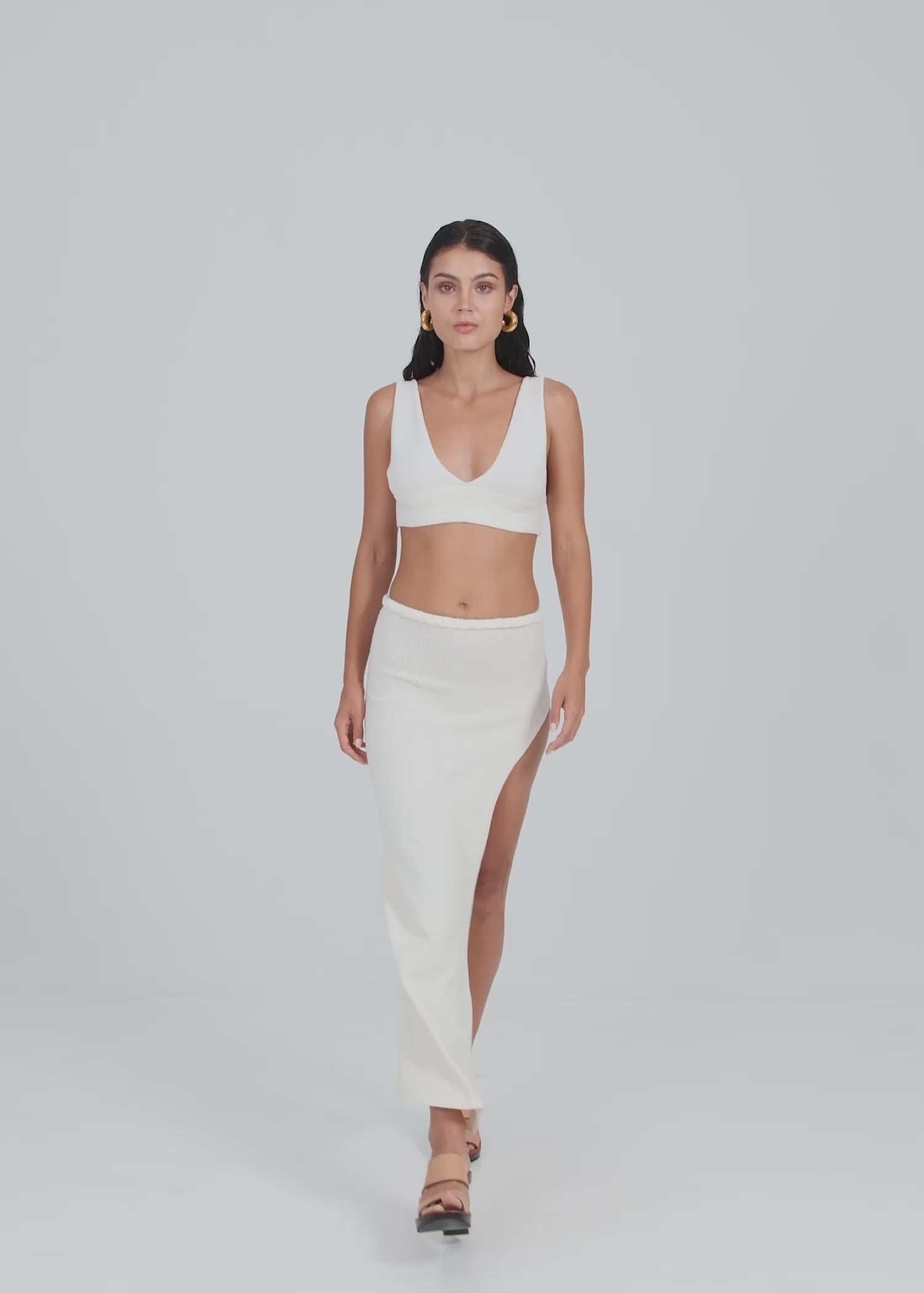 Aurora Skirt in bone