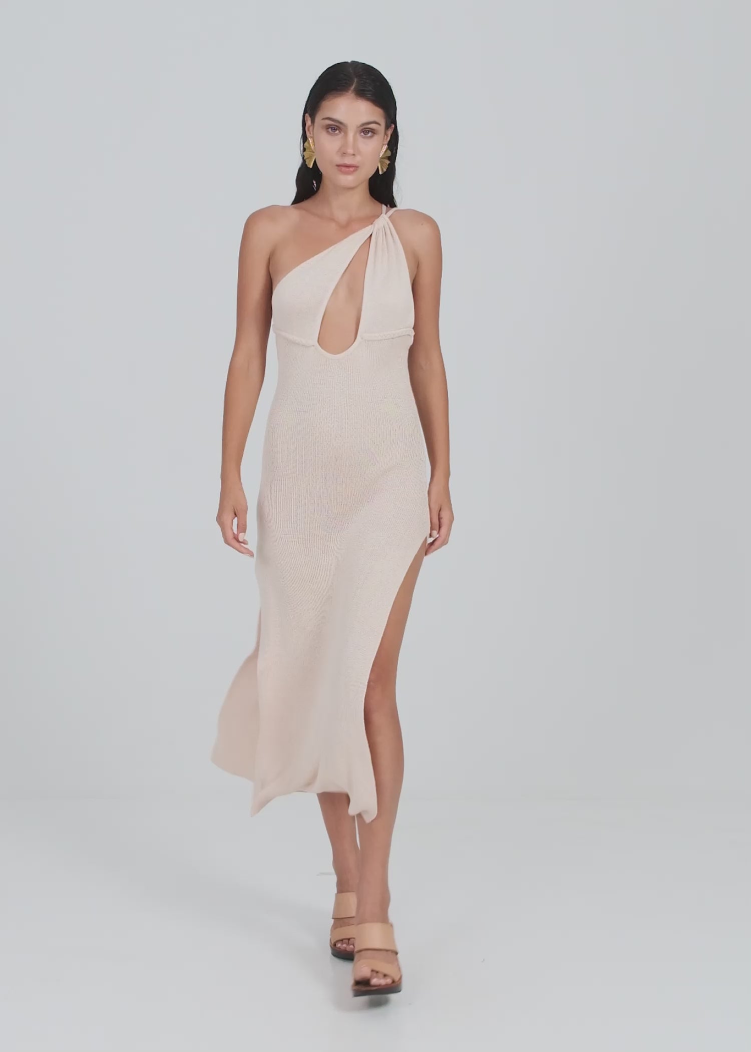 Iona Dress in sand